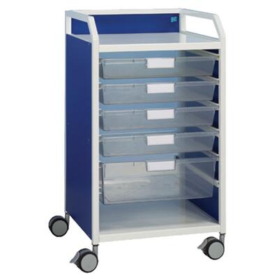 Doherty Howarth 1 Medical Storage Trolley - Newbury Blue