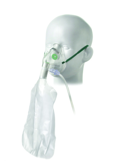 Eco High Concentration Oxygen Mask with Tube and Bag Paediatric x1