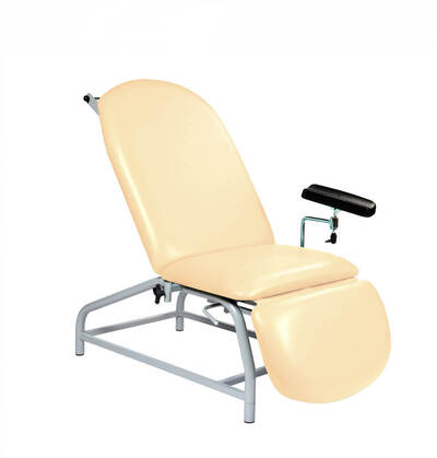Sunflower Fixed Height Phlebotomy Chair with Adjustable Feet Beige