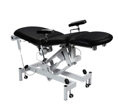Sunflower Fusion Phlebotomy Chair with Tilting Seat Black