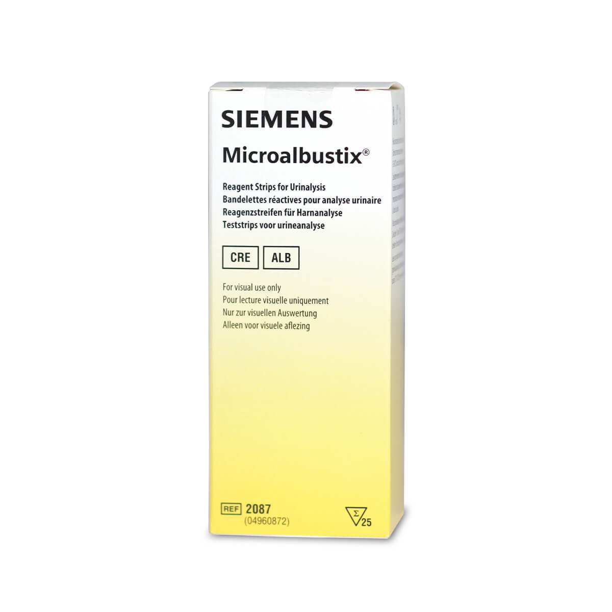 Microalbustix (microalbumin & creatinine) x 25 Microalbustix (microalbumin & creatinine) x 25