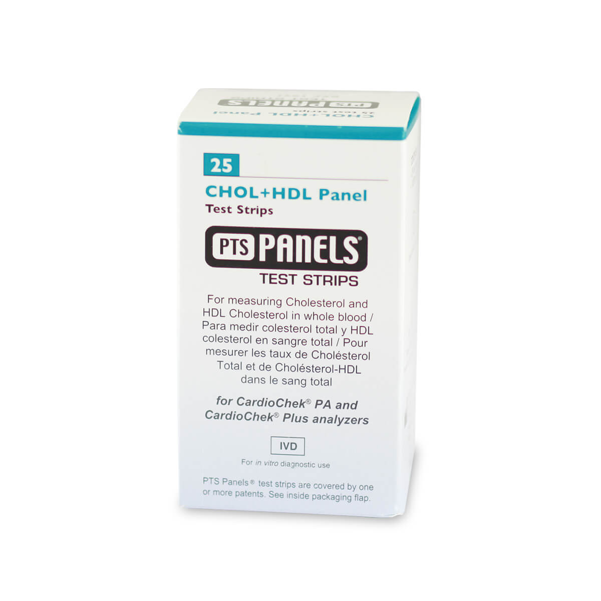 Cardiochek PTS Cholesterol/Glucose Duo Panel x25 Cardiochek PTS Cholesterol/Glucose Duo Panel x25