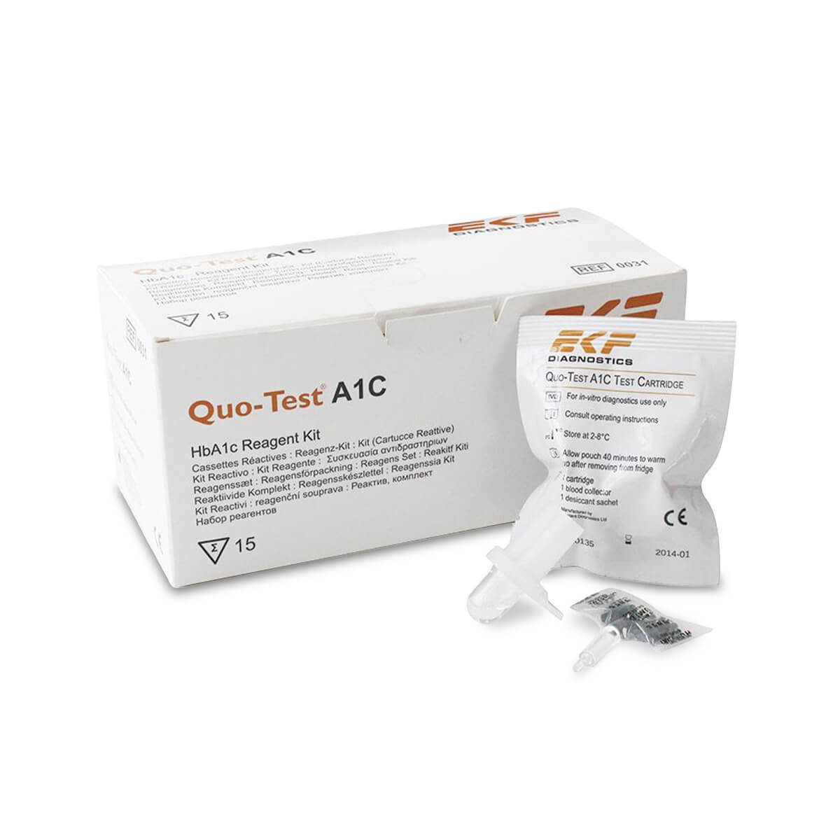 Quo Test HBa1c Testing Kit x15 Quo Test HBa1c Testing Kit x15