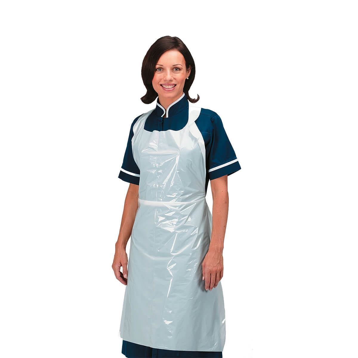 Disposable Aprons White x100 Disposable Aprons White x100