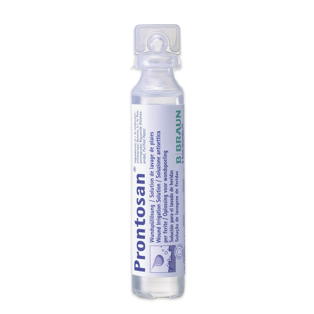 Prontosan Wound Irrigation Solution Ampoules 40ml x4  Prontosan Wound Irrigation Solution Ampoules 40ml x4