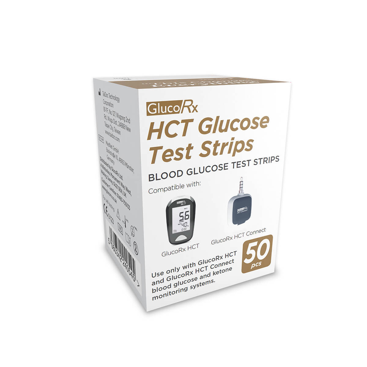 GlucoRx HCT Glucose Strips x50 GlucoRx HCT Glucose Strips x50