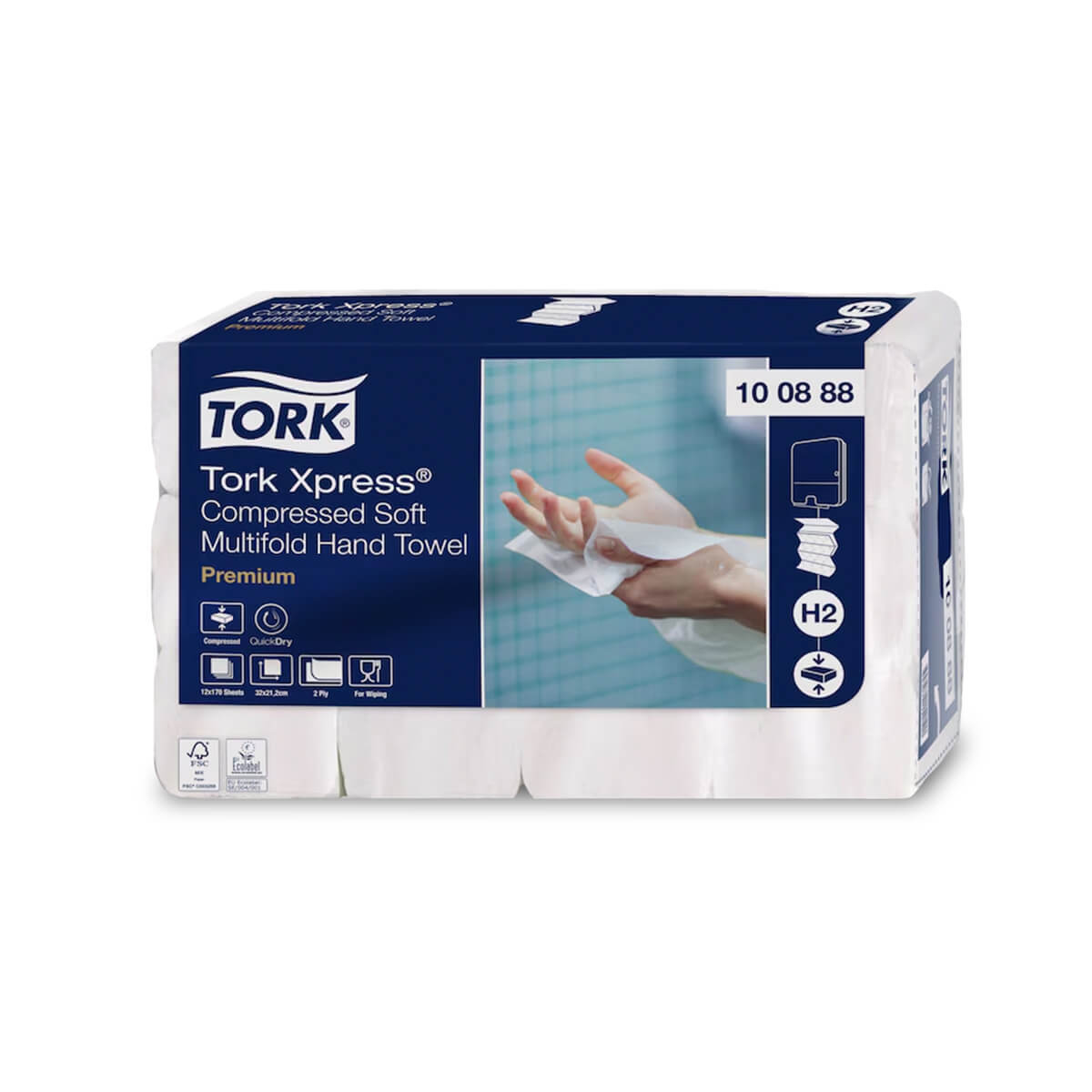 Tork Xpress® Compressed Soft Multifold Hand Towel 170 x 12 Tork Xpress® Compressed Soft Multifold Hand Towel 170 x 12