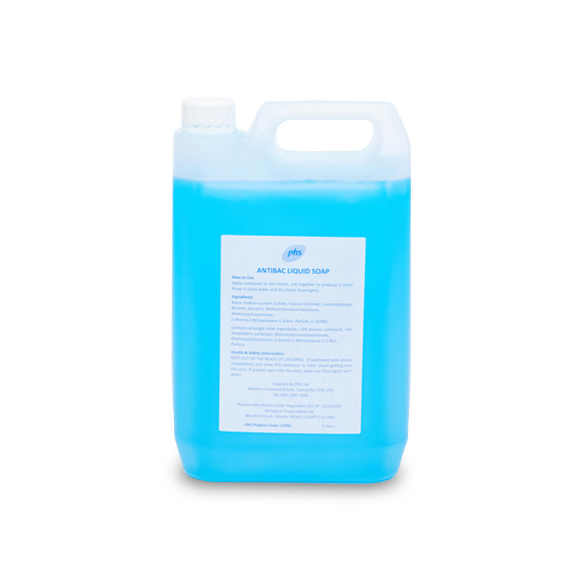 PHS Antibacterial Liquid Soap Blue 5 Litre PHS Antibacterial Liquid Soap Blue 5 Litre