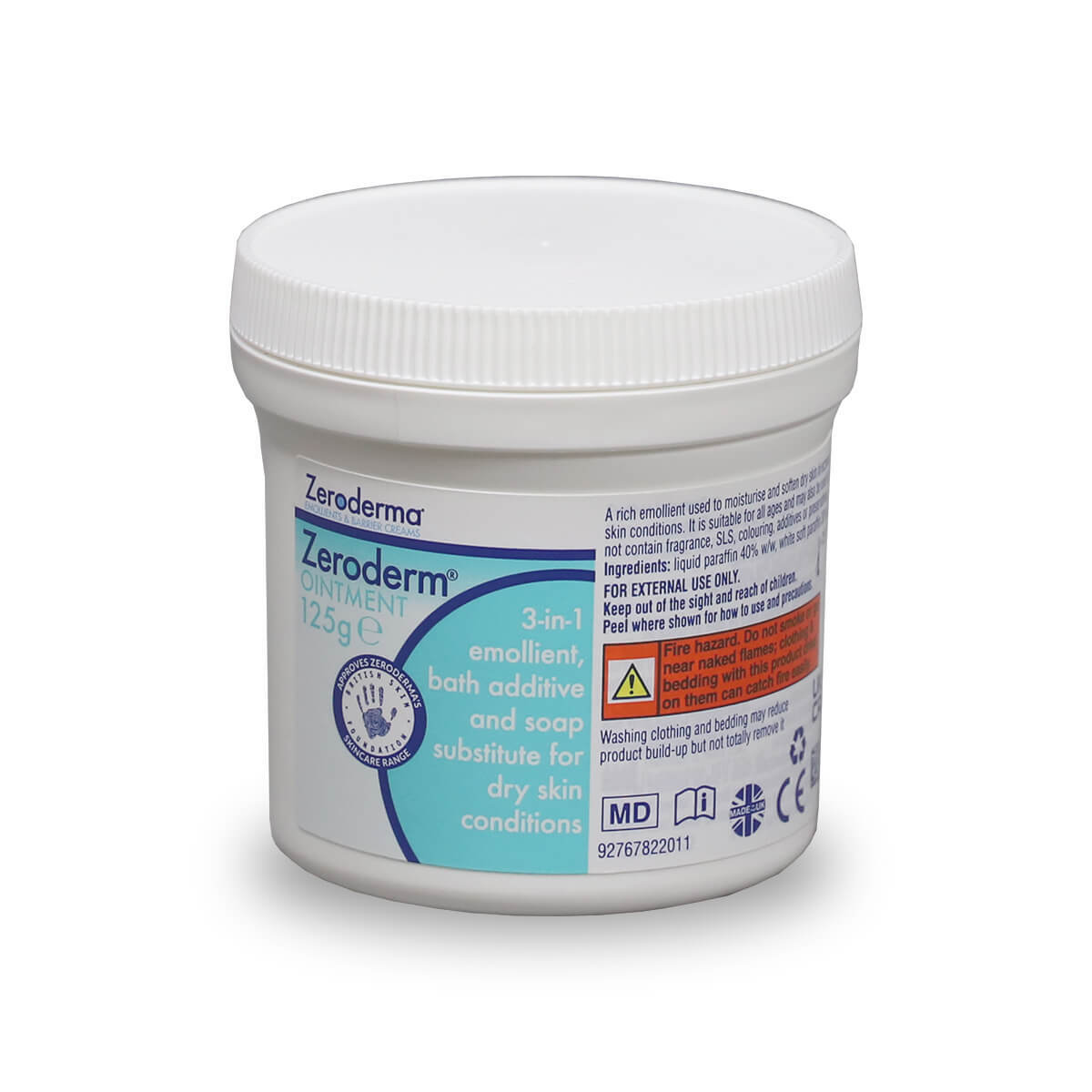 Zeroderm 125G (WHITE PARAFFIN & LIQUID PARAFFIN) Zeroderm 125G (WHITE PARAFFIN & LIQUID PARAFFIN)