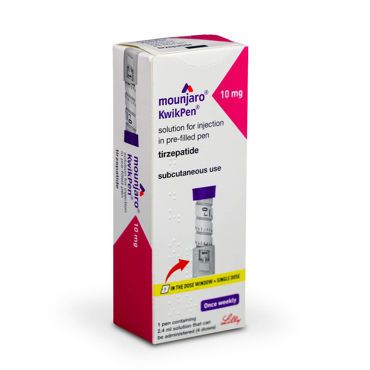 Mounjaro® 10 mg KwikPen® solution for injection in pre-filled pen POM | Pharmaceuticals-M | Pharmaceuticals A-Z | Pharmaceuticals
