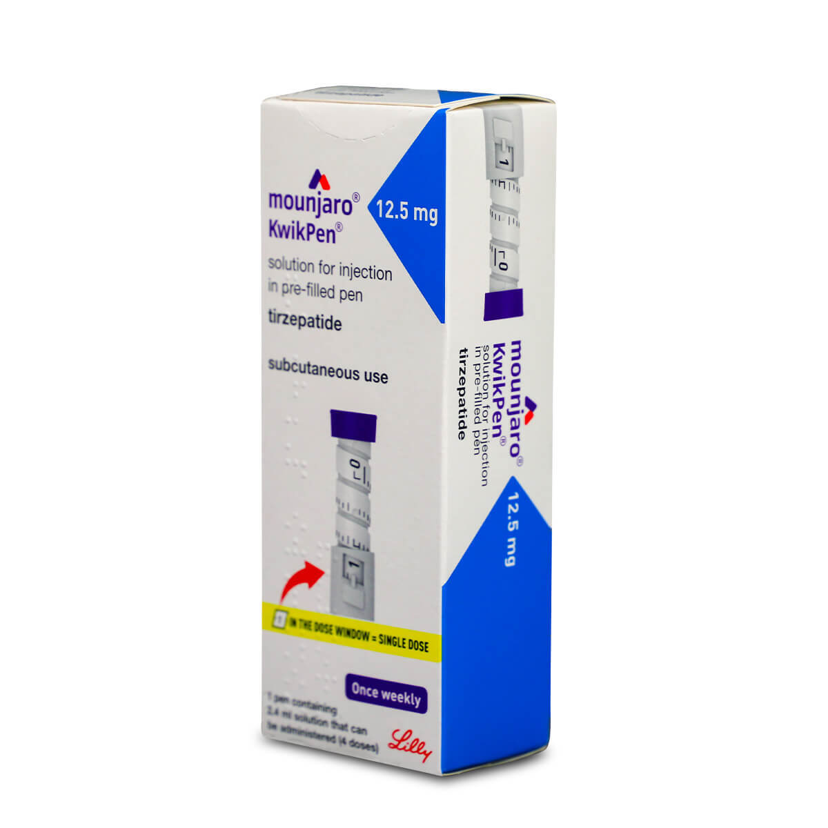 Mounjaro® 12.5 mg KwikPen® solution for injection in pre-filled pen POM Mounjaro® 12.5 mg KwikPen® solution for injection in pre-filled pen POM