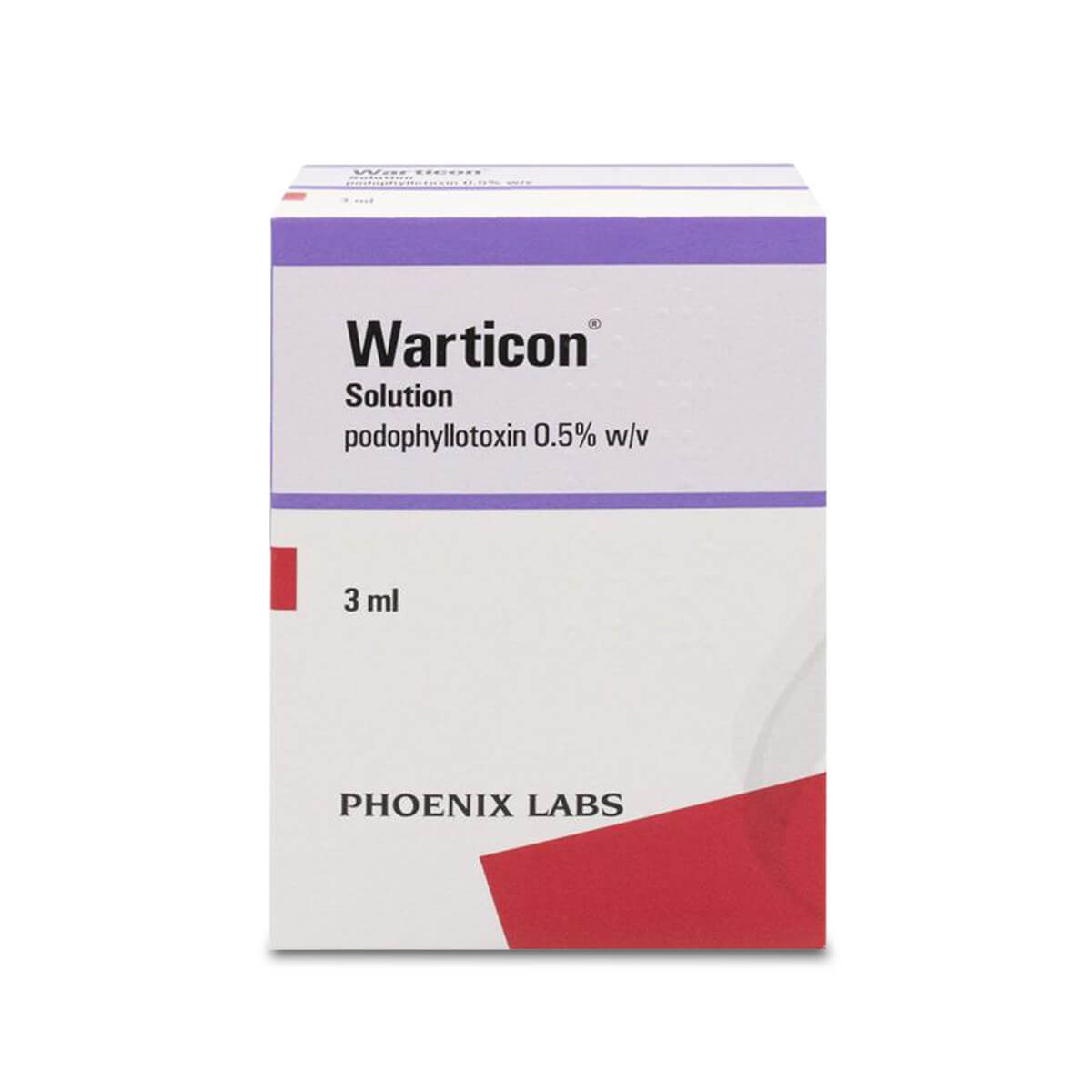 Warticon Solution 0.5% 3ml Warticon Solution 0.5% 3ml