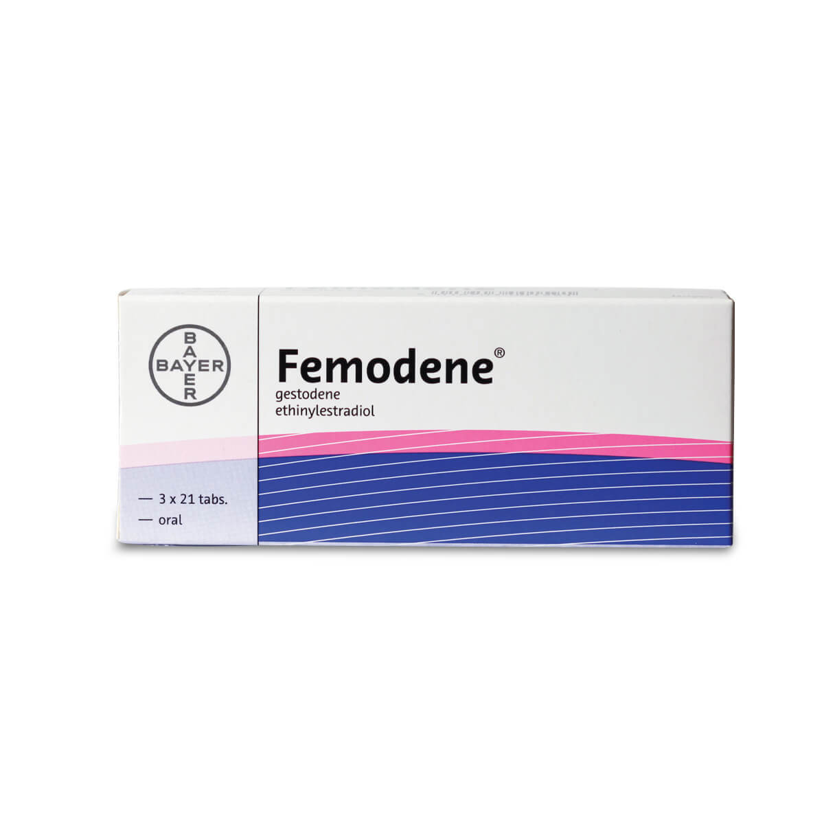 Femodene 30/74mcg 1 x 3 x 21 Combination* Tablet POM, R Femodene 30/74mcg 1 x 3 x 21 Combination* Tablet POM, R