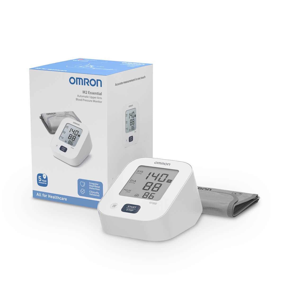 OMRON M2 Essential Upper Arm Blood Pressure Monitor   OMRON M2 Essential Upper Arm Blood Pressure Monitor