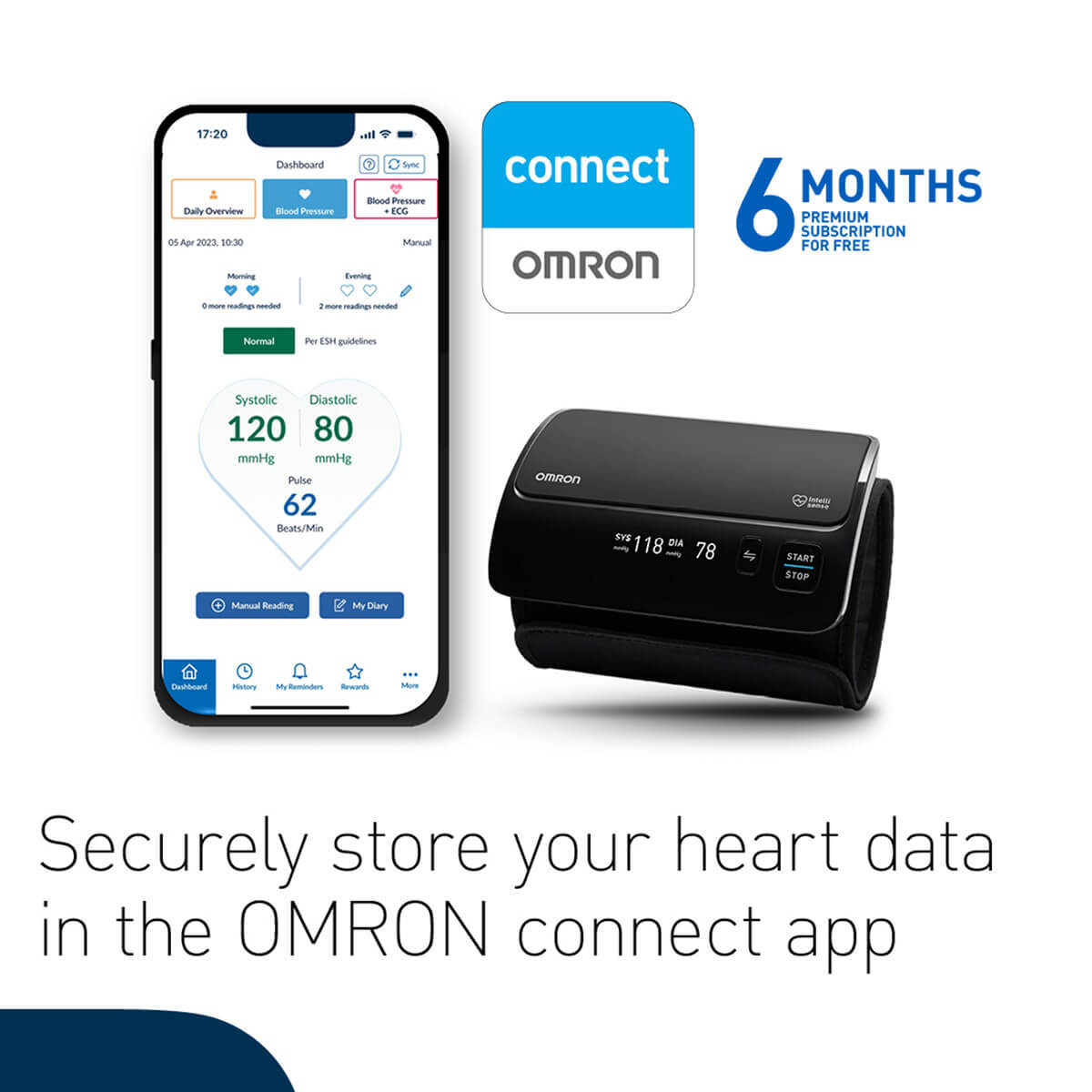OMRON EVOLV All-in-One Wireless Upper Arm Blood Pressure Monitor OMRON EVOLV All-in-One Wireless Upper Arm Blood Pressure Monitor
