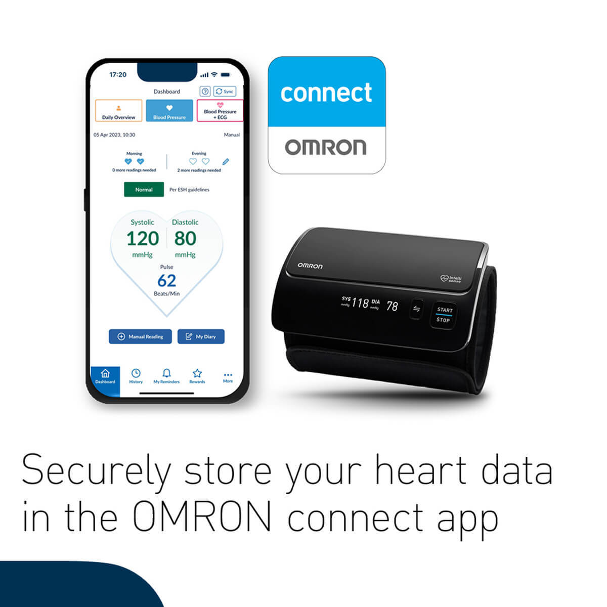 OMRON EVOLV All-in-One Wireless Upper Arm Blood Pressure Monitor OMRON EVOLV All-in-One Wireless Upper Arm Blood Pressure Monitor