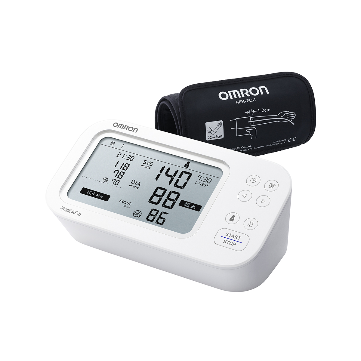 OMRON M6 Comfort AFib Upper Arm Blood Pressure Monitor OMRON M6 Comfort AFib Upper Arm Blood Pressure Monitor