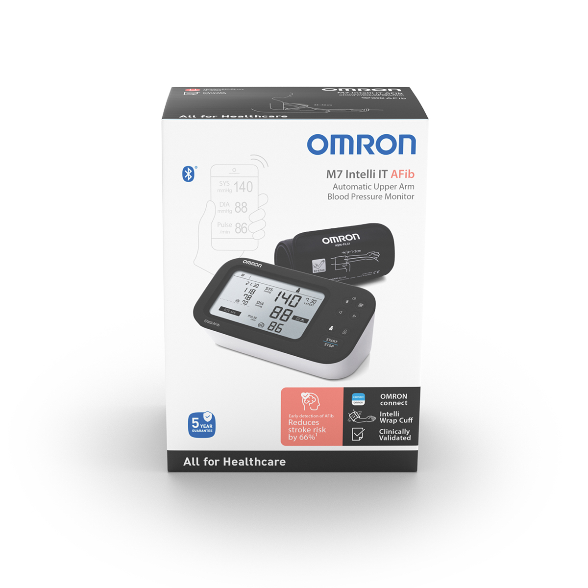 OMRON M7 Intelli IT AFib Upper Arm Blood Pressure Monitor OMRON M7 Intelli IT AFib Upper Arm Blood Pressure Monitor
