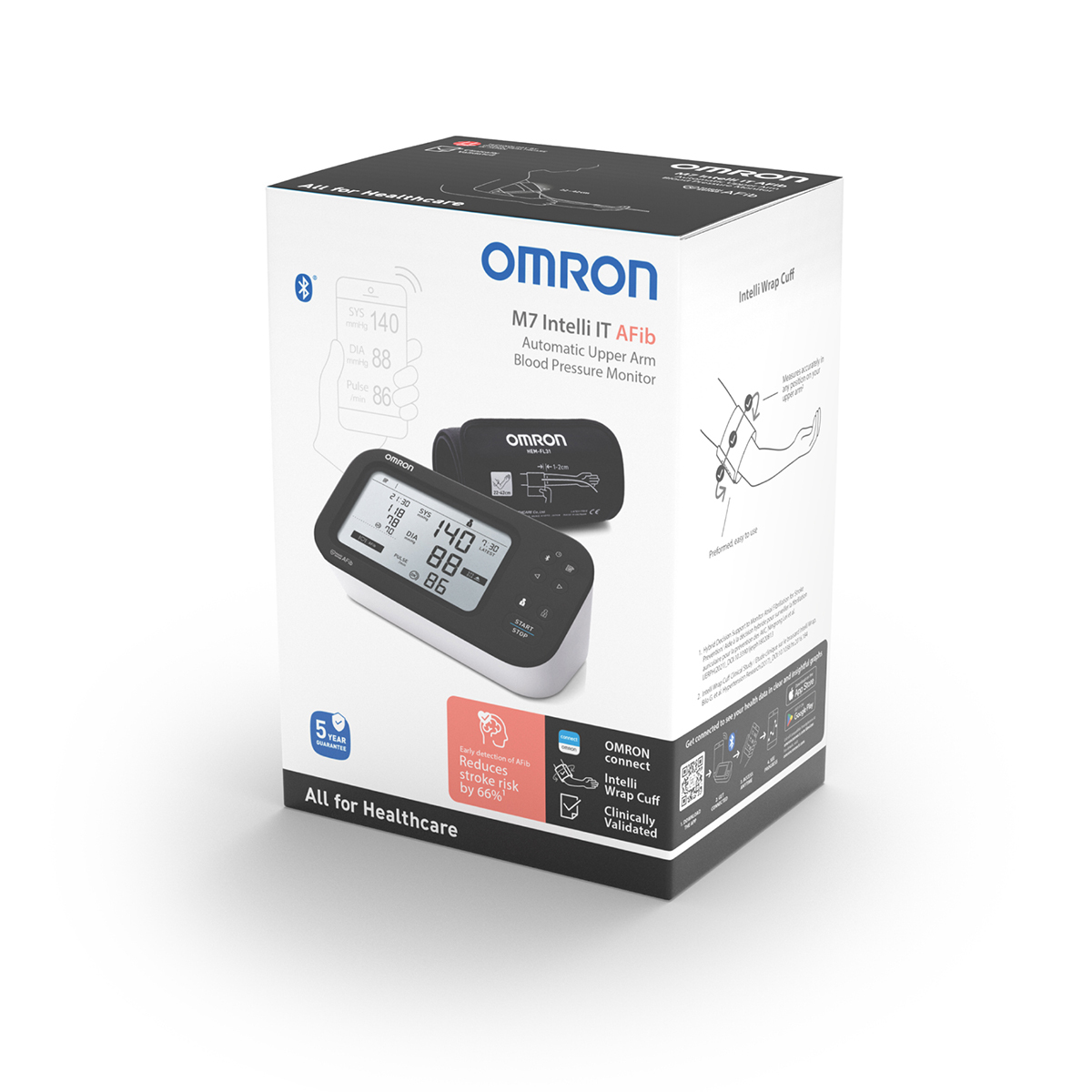 OMRON M7 Intelli IT AFib Upper Arm Blood Pressure Monitor OMRON M7 Intelli IT AFib Upper Arm Blood Pressure Monitor