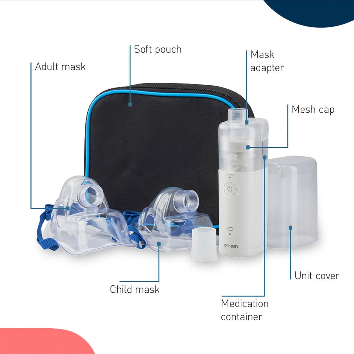 OMRON MicroAir U100 Mesh Nebuliser OMRON MicroAir U100 Mesh Nebuliser