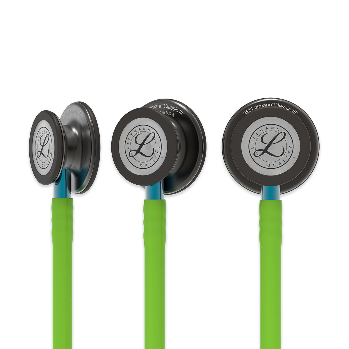 LITTMANN CLASSIC III STETH  LIME/SMOKE/BLUE STEM LITTMANN CLASSIC III STETH  LIME/SMOKE/BLUE STEM