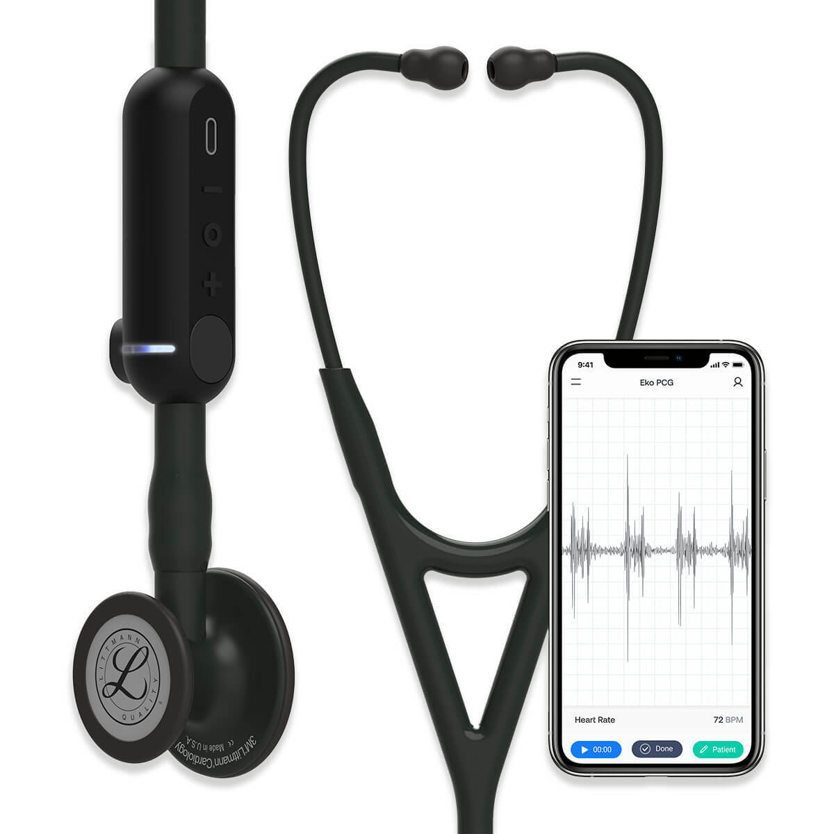 3M LITTMANN CORE DIGITAL STETHOSCOPE BLACK Black 3M LITTMANN CORE DIGITAL STETHOSCOPE BLACK Black
