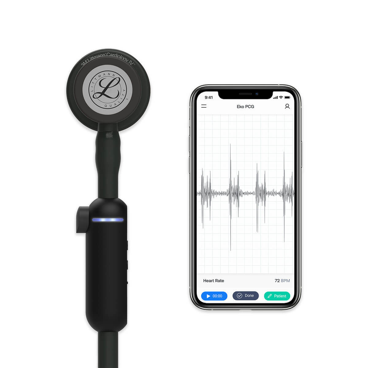 3M LITTMANN CORE DIGITAL STETHOSCOPE BLACK Black 3M LITTMANN CORE DIGITAL STETHOSCOPE BLACK Black