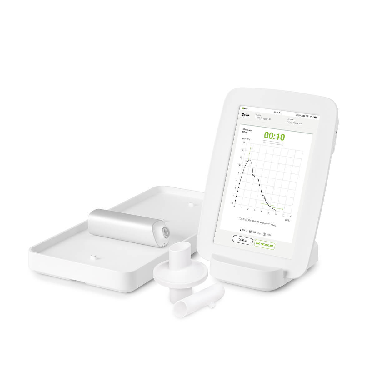 Wireless spirometry system Wireless spirometry system