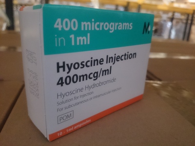 Hyoscine 400mcg/1ml Syringe POM x10