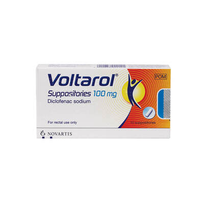 Voltarol 100mg Suppository POM x10