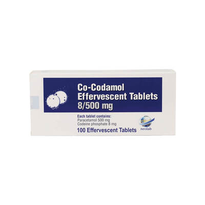 Co-Codamol Tablets - 8mg/500mg x 100 8mg/500mg Tablet POM