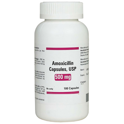 Amoxicillin 500mg Capsules   x100