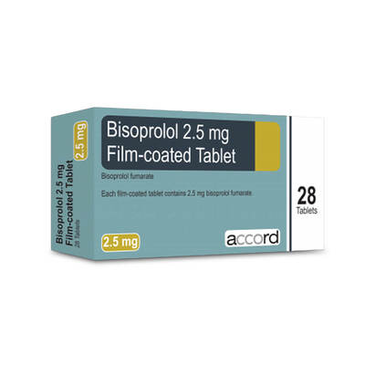 Bisoprolol 2.5 mg Film-coated Tablet Bisoprolol 2.5 mg Film-coated Tablet