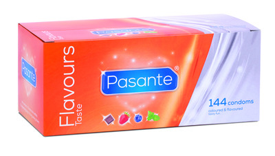 Pasante Mixed Flavours Condoms - Clinic Pack x 144
