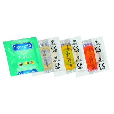 Pasante Tropical Flavours Condoms - Clinic Pack x 144