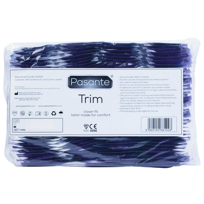 Pasante Trim Condoms - Polybag x 144