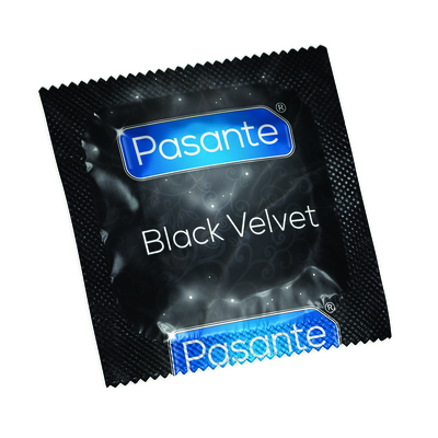 Pasante Black Velvet Condoms - Clinic Pack x 144