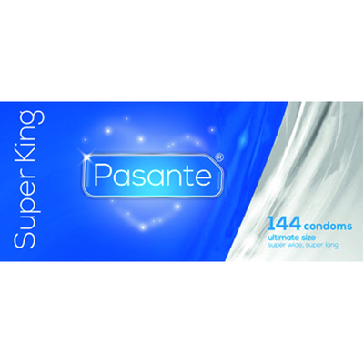 Pasante Super King Condoms - Clinic Pack x 144