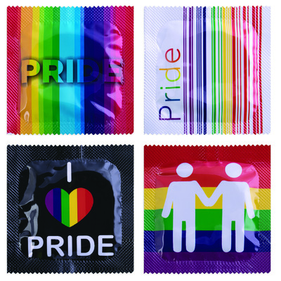 Pasante Pride Condoms - Bulk Pack x 144