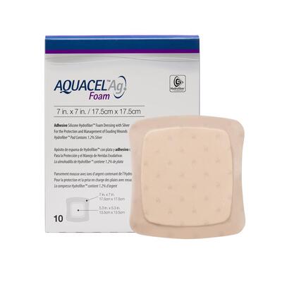 Aquacel Ag Foam Non-Adhesive 10cm x 10cm x10