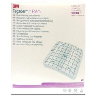 Tegaderm™ Foam Dressing - Fenestrated 8.8cm x 8.8cm x10