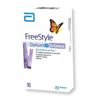 Freestyle Optium Ketone Test Strips x10