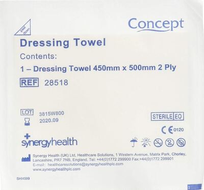 VC Dressing Towel 45CM X 50CM x25