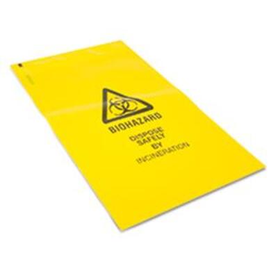 Self-Seal Clinical Waste Bags -  Yellow x50