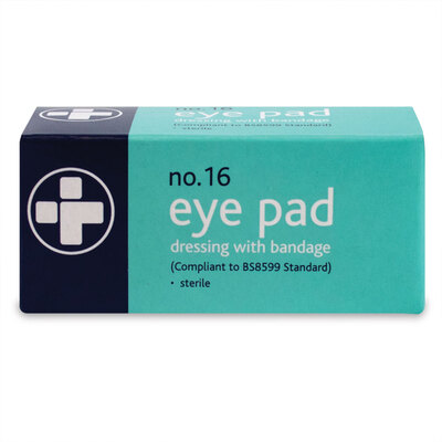 Eye Pad & Bandage No. 16 Boxed x1
