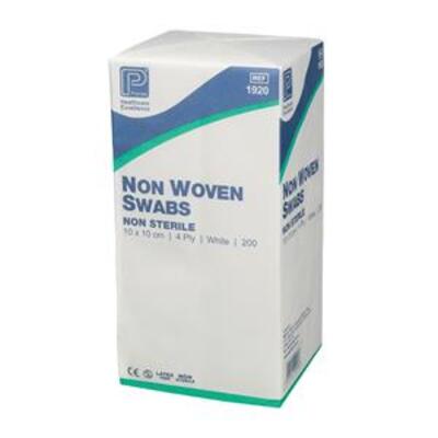 Non-Woven Swab Non-Sterile 4 Ply 5cm x 5cm x200