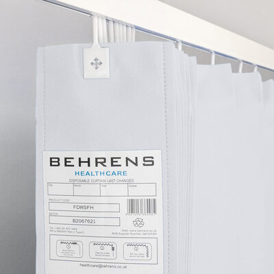 Small Disposable Curtain White Small Fixed Hook (250x200) Small Disposable Curtain White Small Fixed Hook (250x200)
