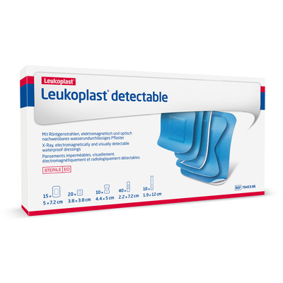 Leukoplast detectable  Blue Assorted Sizes x100