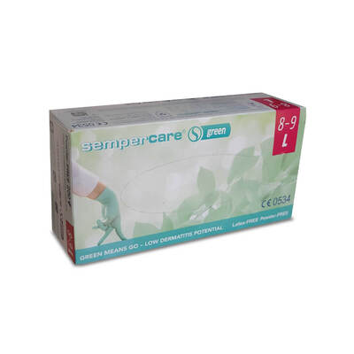 Sempercare Green Nitrile Gloves Large x200