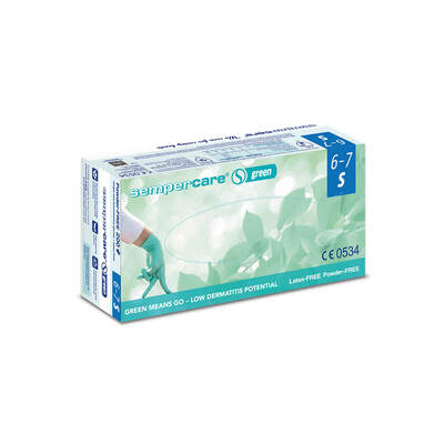 Sempercare Green Nitrile Gloves Small x200 Sempercare Green Nitrile Gloves Small x200